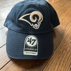 LA Rams navy baseball hat